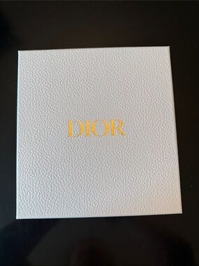 Dior White Box with Gold Logo Center